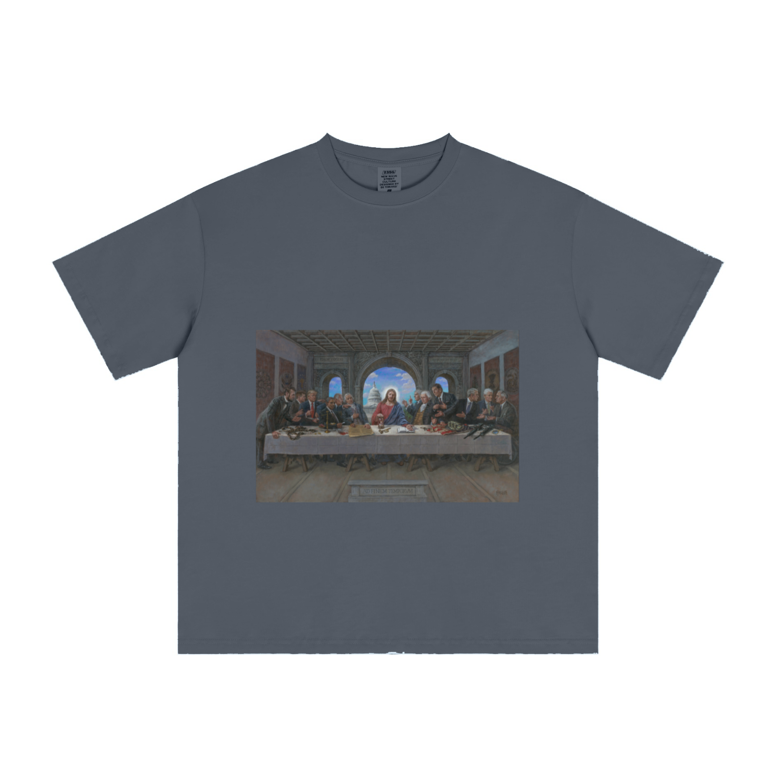 235GSM Men's Cool-Touch T-Shirt  Dark blue