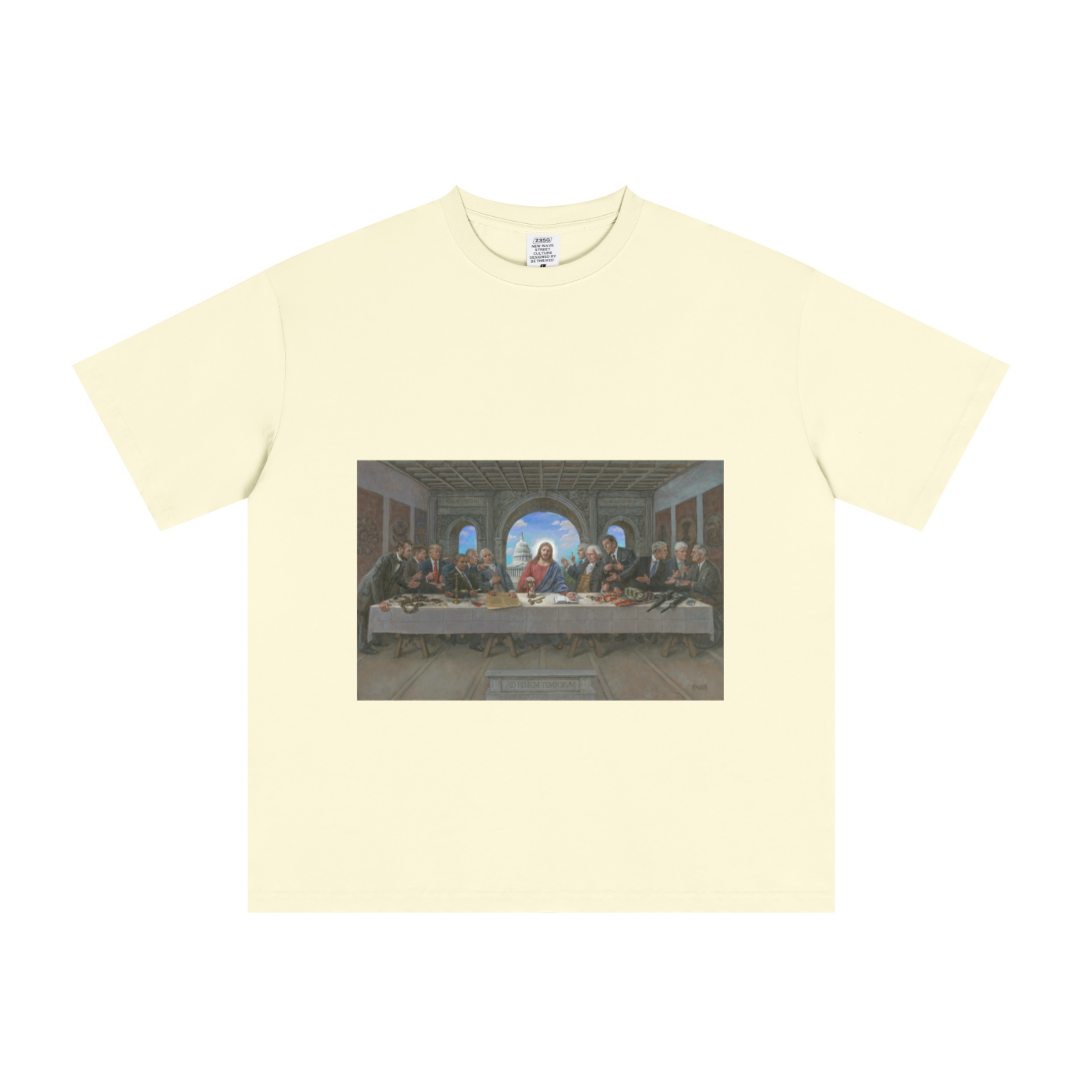 235GSM Men's Cool-Touch T-Shirt  Apricot