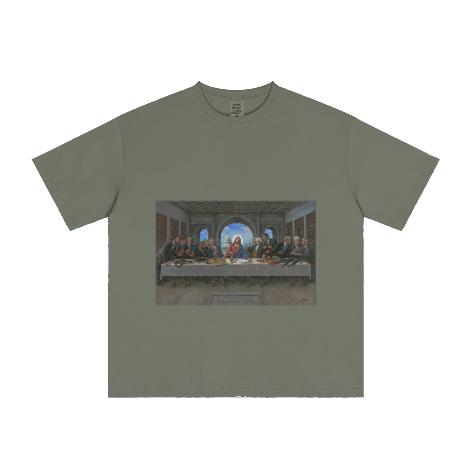 235GSM Men's Cool-Touch T-Shirt  Green