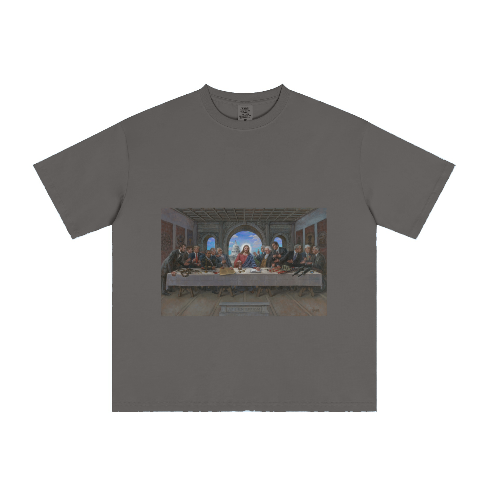 235GSM Men's Cool-Touch T-Shirt  Gray