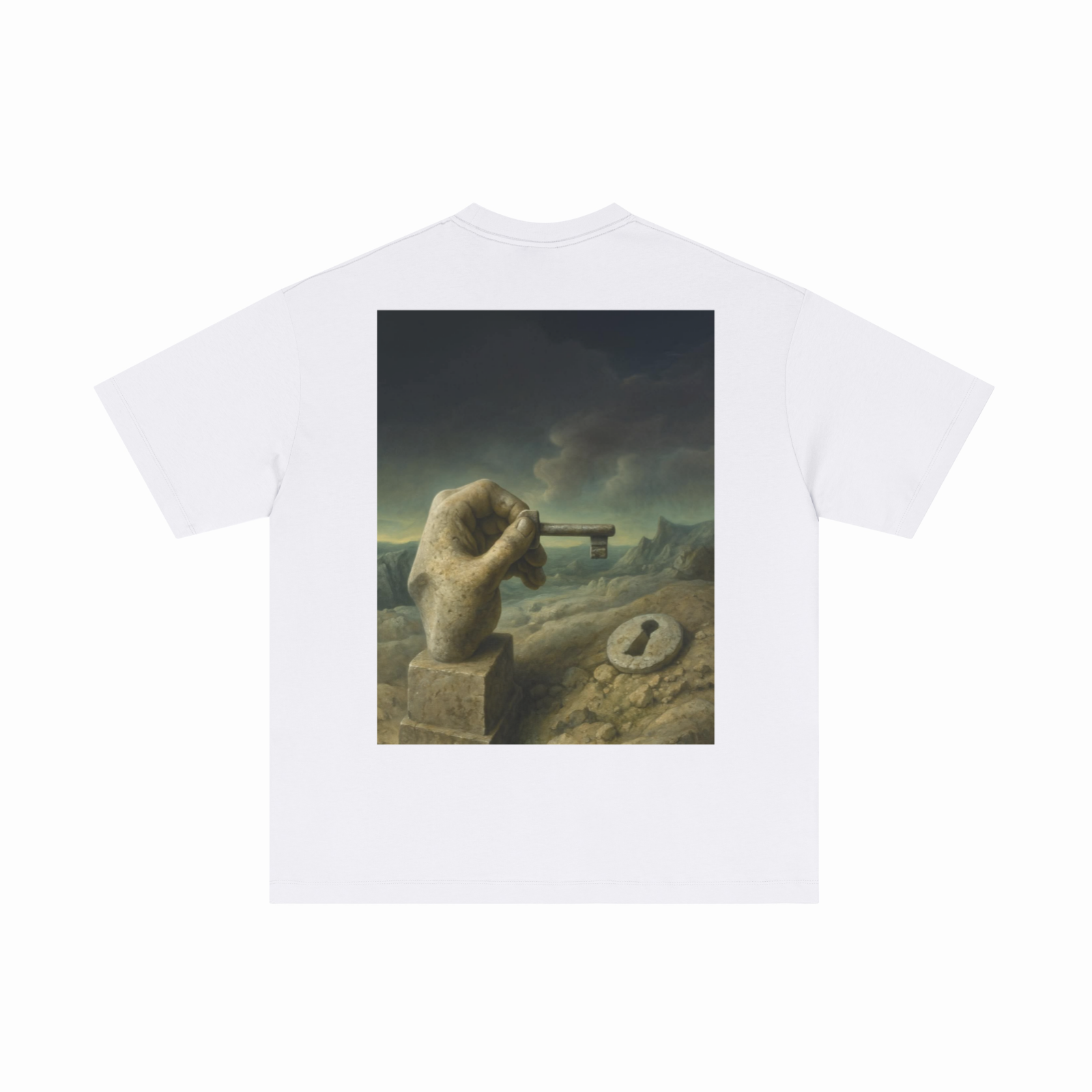 180GSM Men's Lightweight T-Shirt  White
