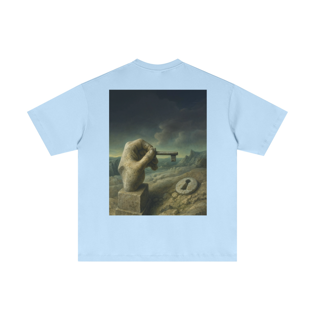180GSM Men's Lightweight T-Shirt Light blue