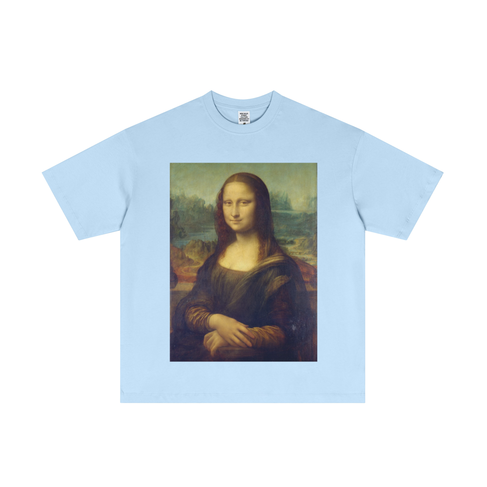 180GSM Men's Lightweight T-Shirt Light blue