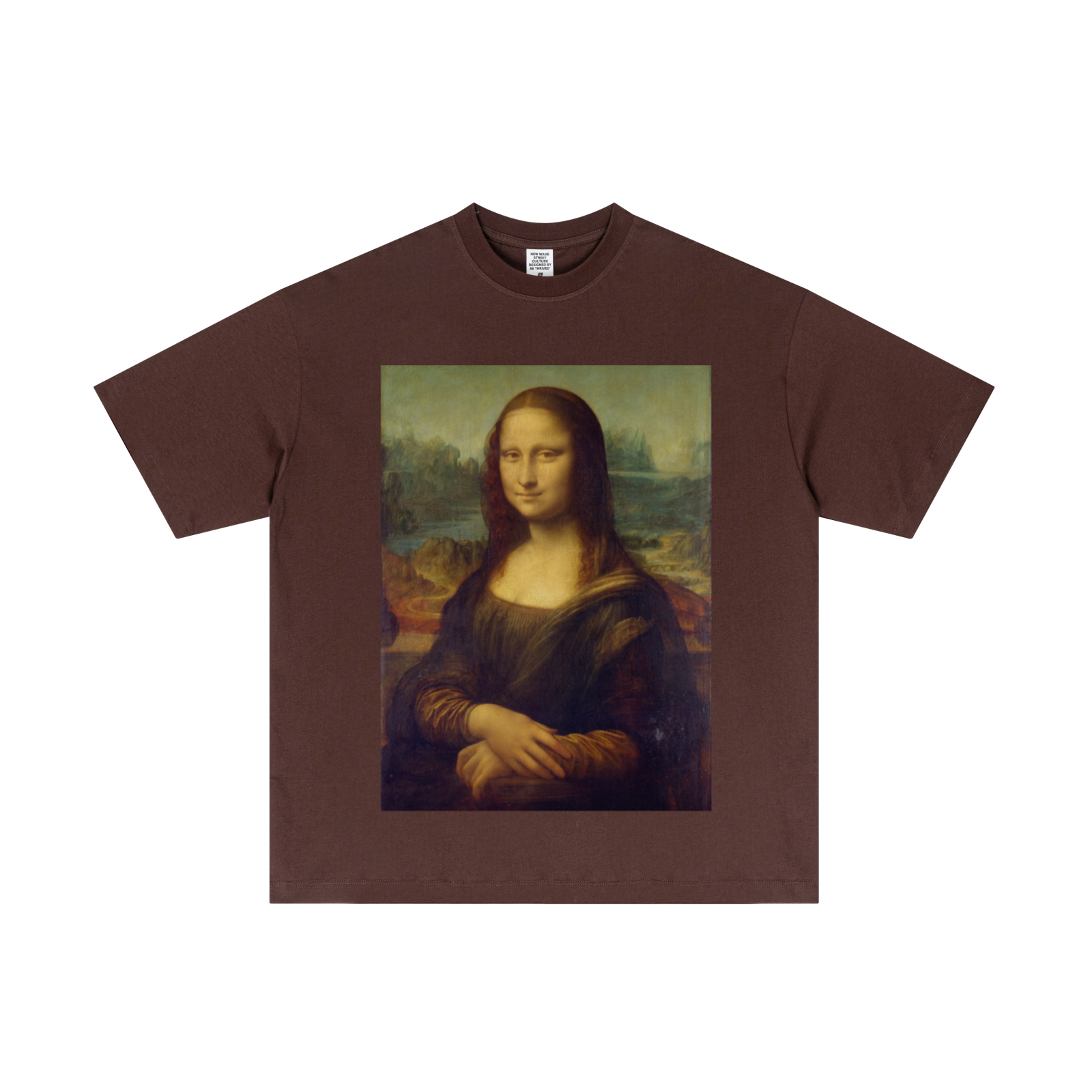 180GSM Men's Lightweight T-Shirt Dark brown