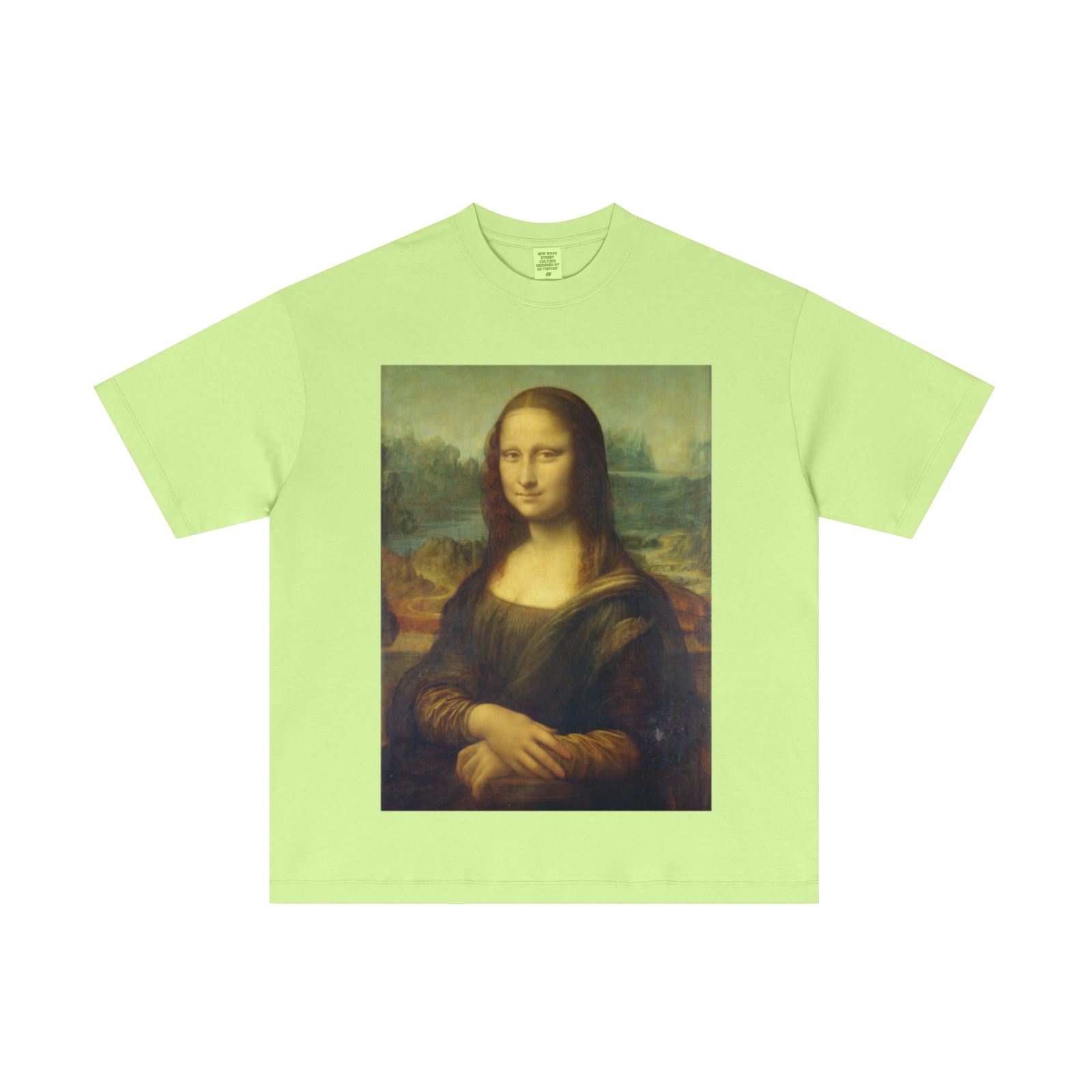 180GSM Men's Lightweight T-Shirt Fluorescent green