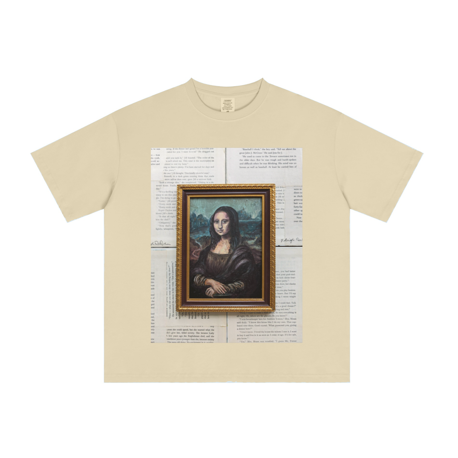 235GSM Men's Cool-Touch T-Shirt  Light yellow
