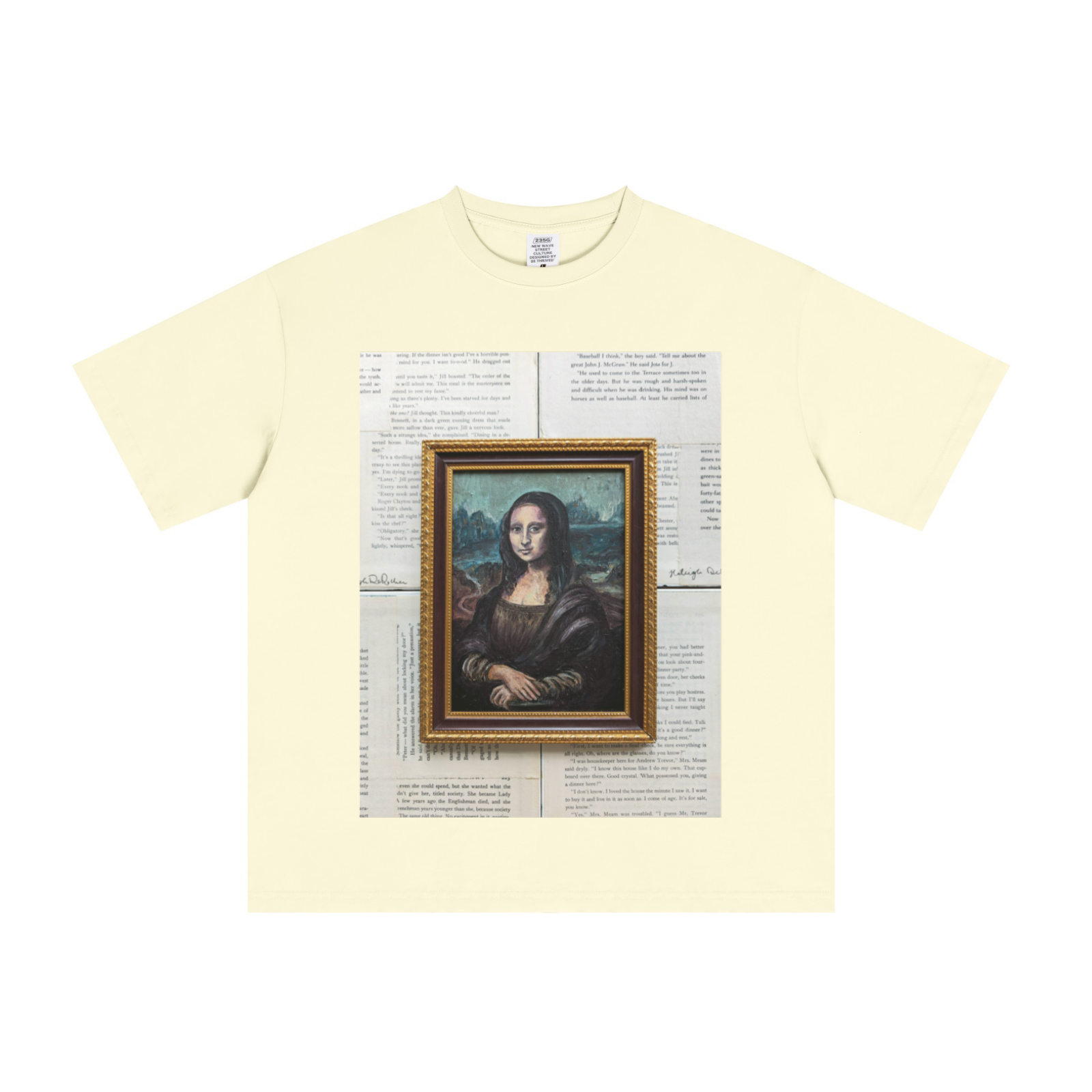235GSM Men's Cool-Touch T-Shirt  Apricot