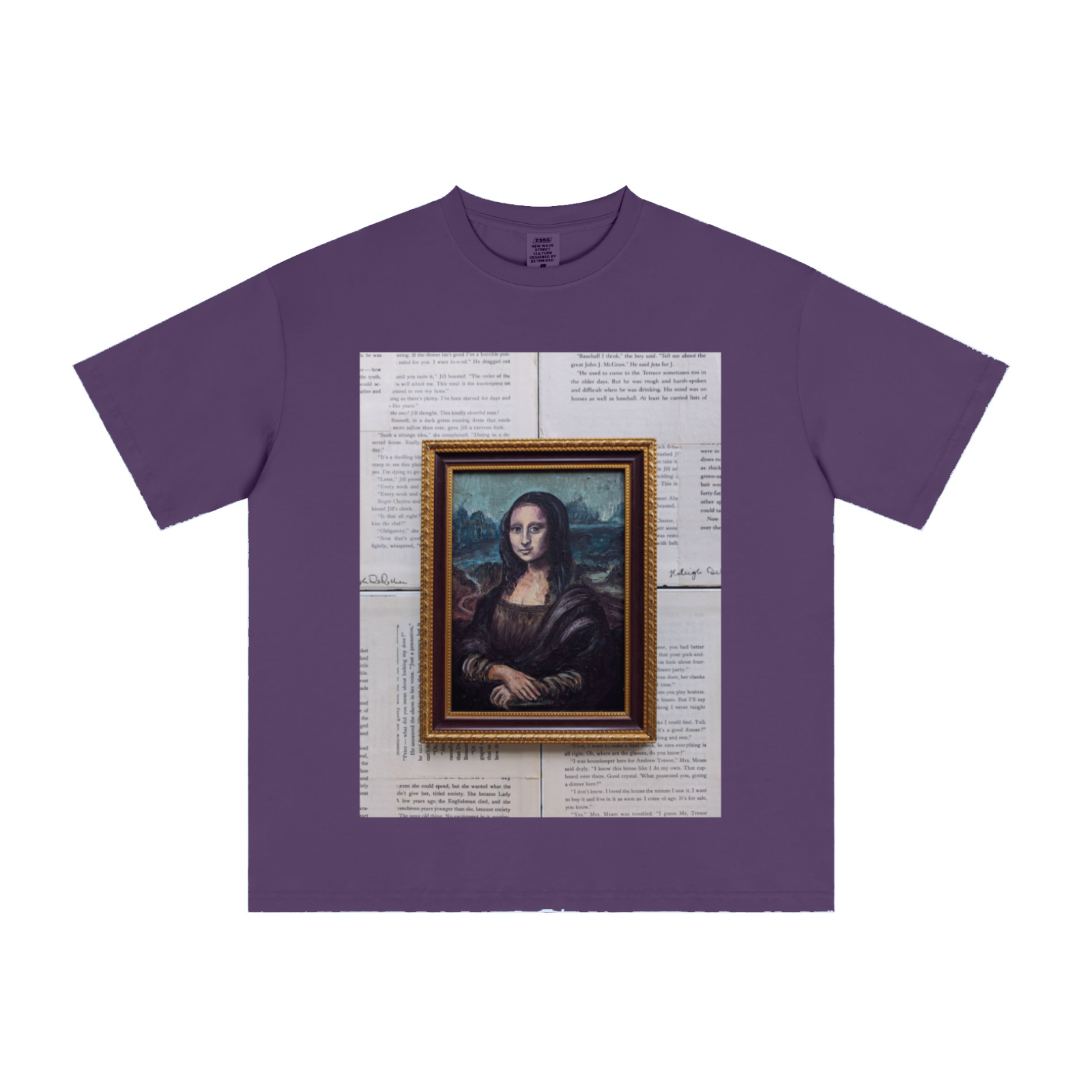 235GSM Men's Cool-Touch T-Shirt  Purple